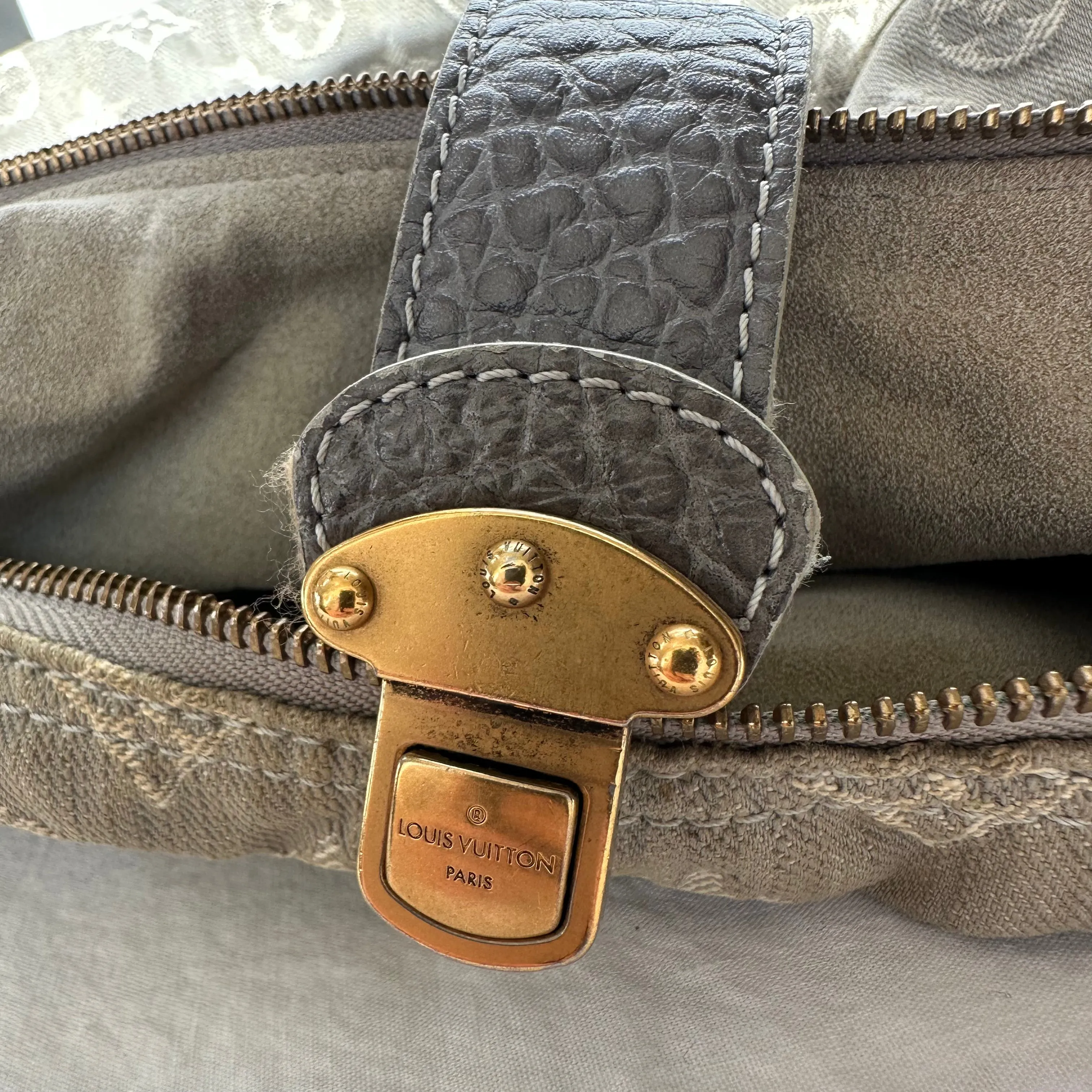PREOWNED Authentic Louis Vuitton Denim Crossbody Bag