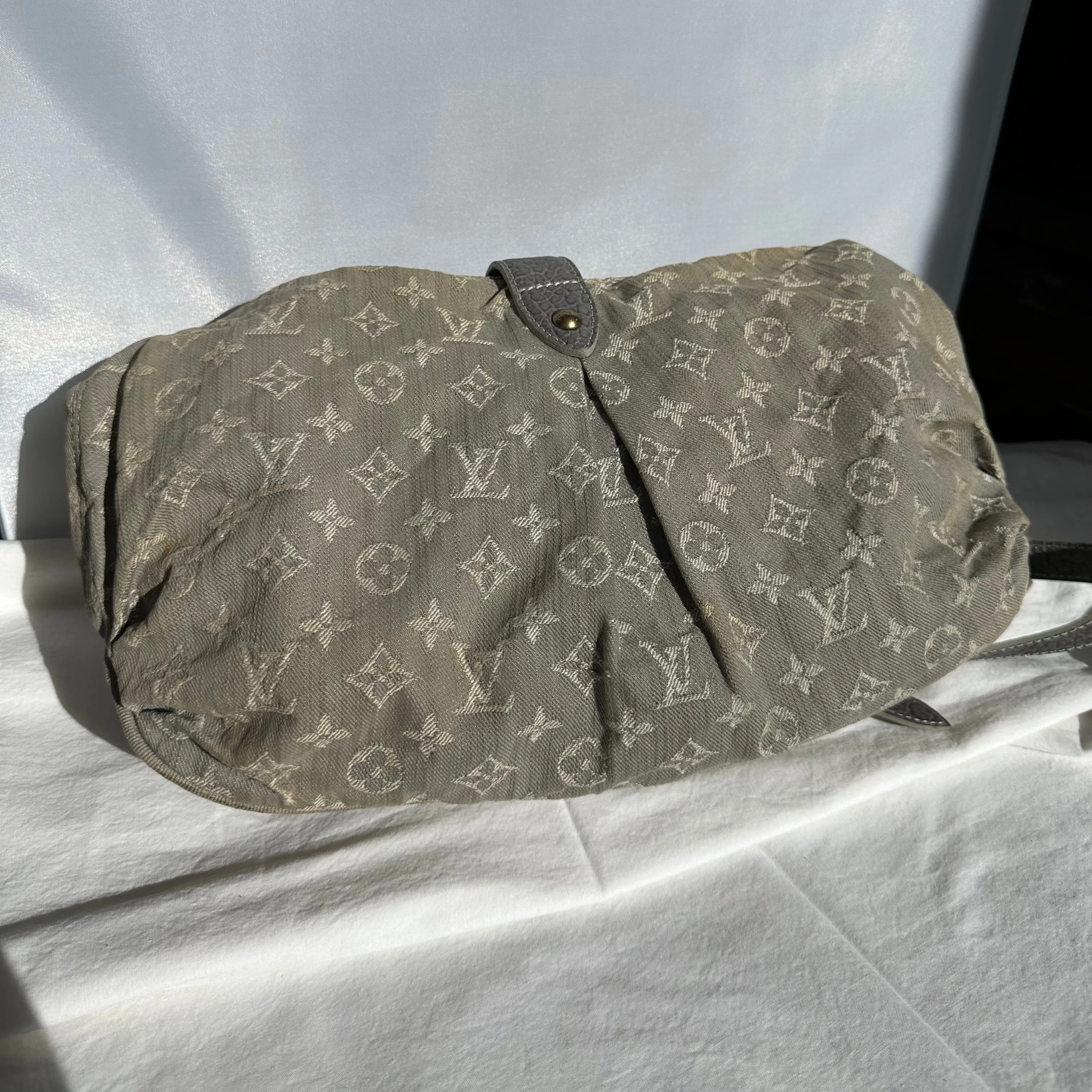 PREOWNED Authentic Louis Vuitton Denim Crossbody Bag