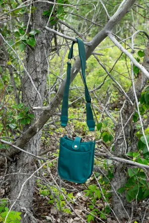 Pull A Fast One Nylon Crossbody Bag in Teal
