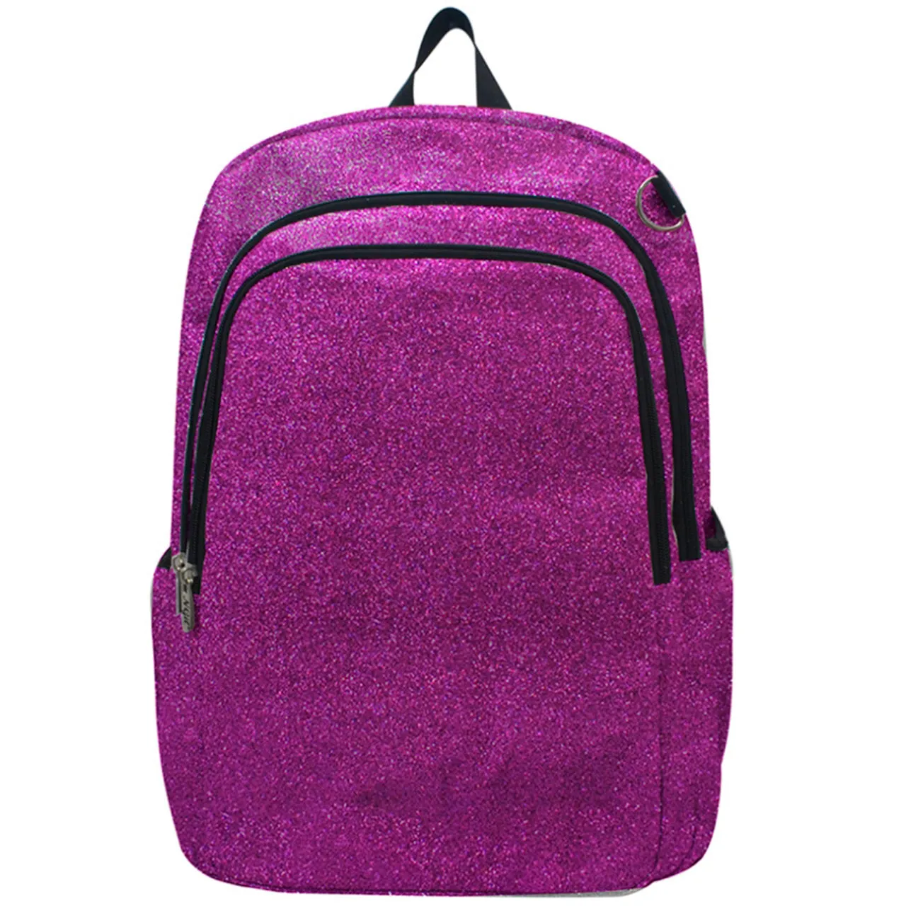 Purple NGIL Premium Large Glitter Canvas Backpack