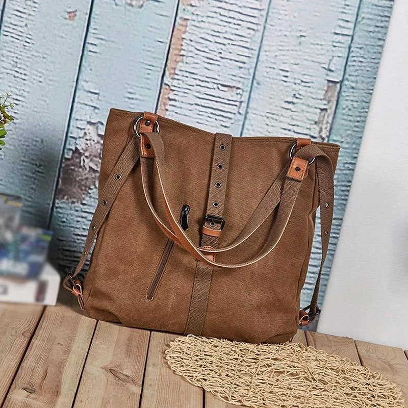 Purse Handbag Canvas Backpack