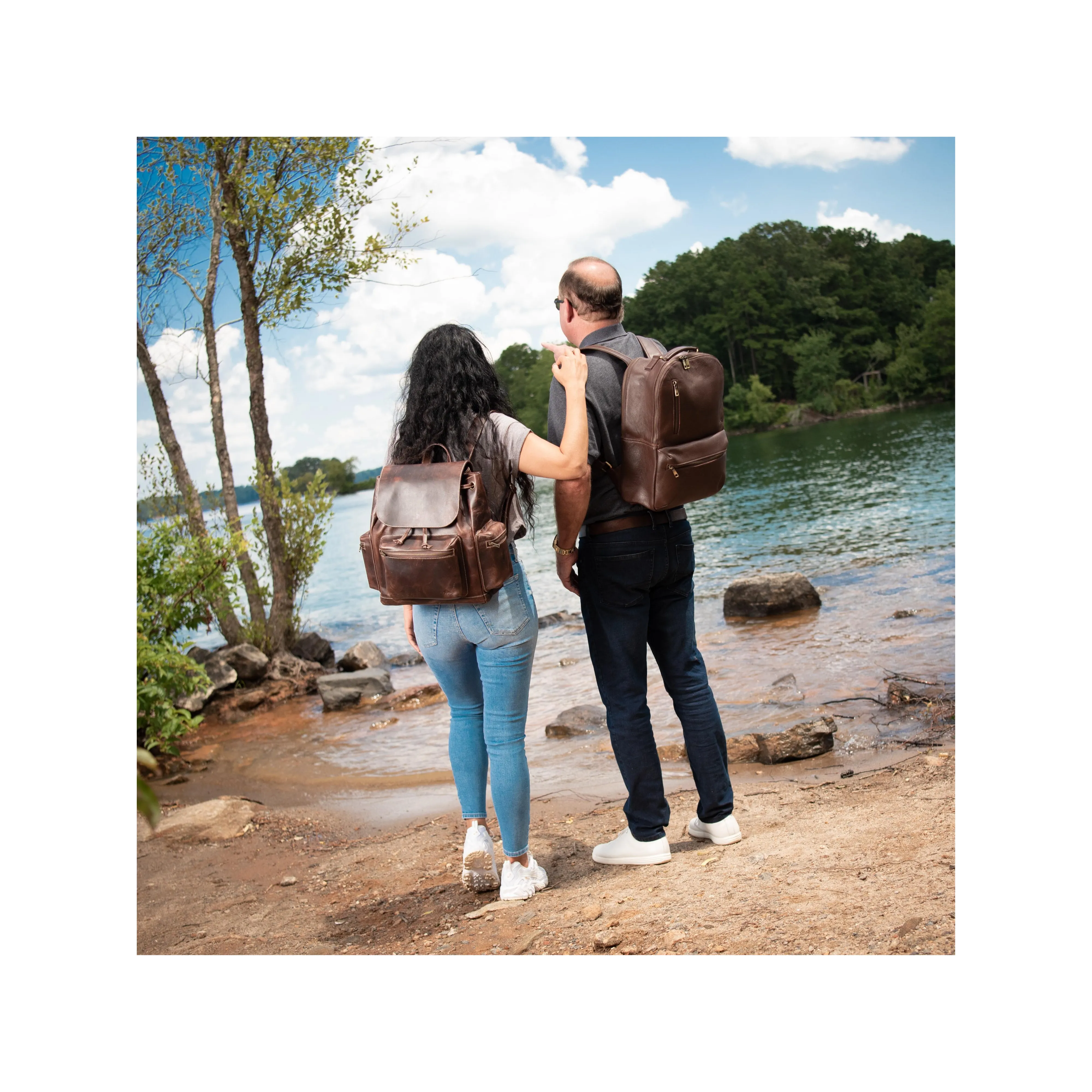 Pursuit Leather Backpack