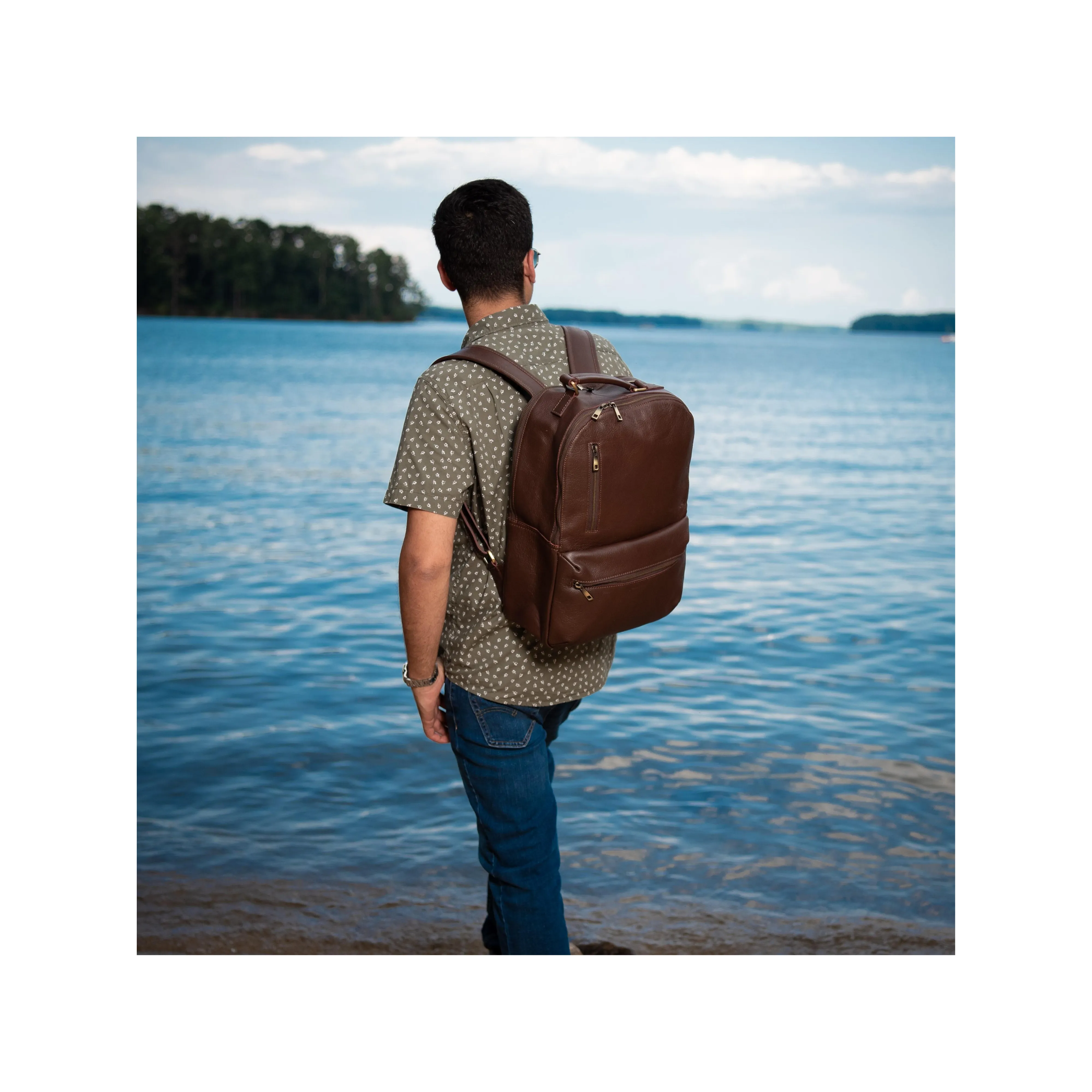Pursuit Leather Backpack