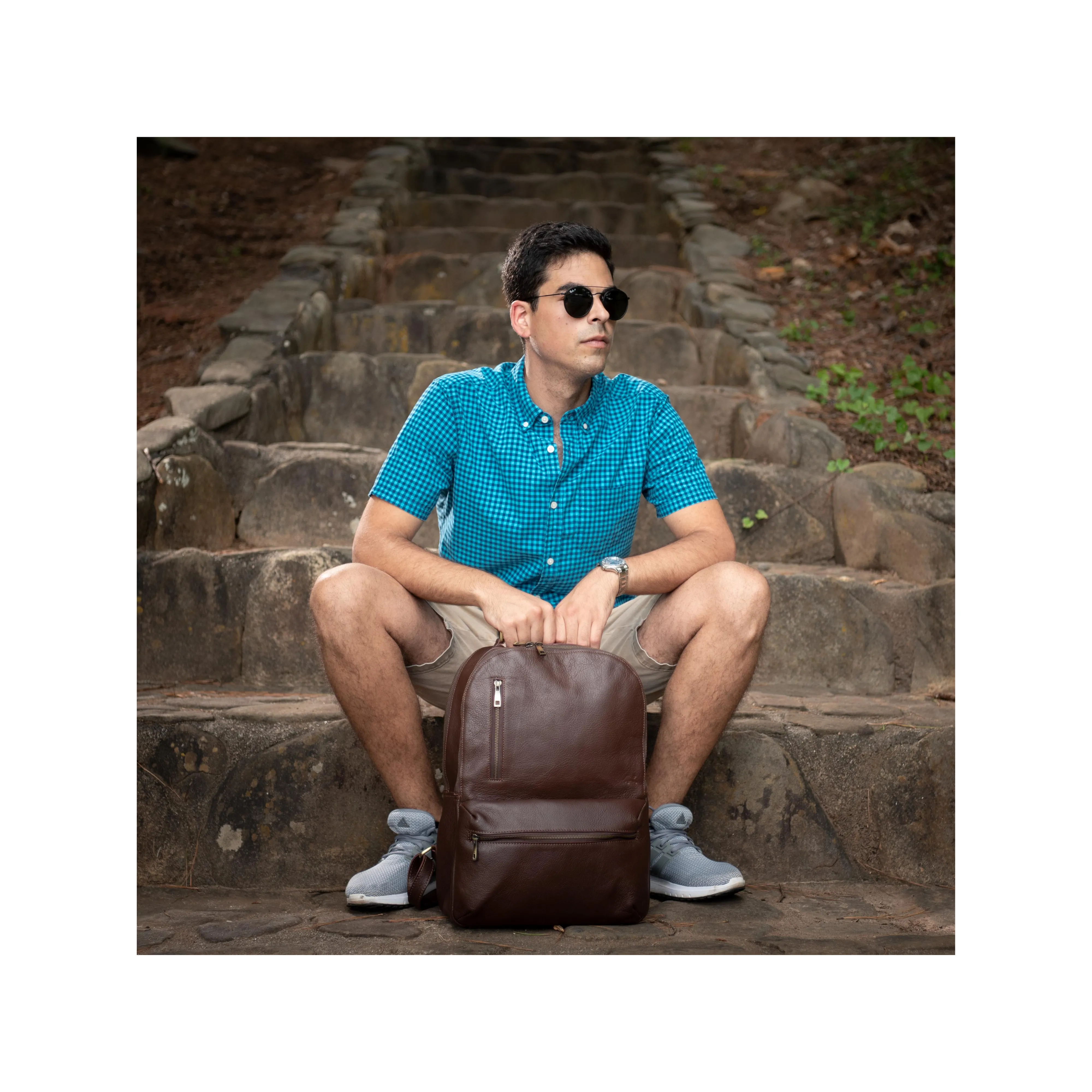 Pursuit Leather Backpack