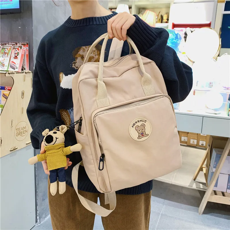 "SMALL FRESH PENDANT CANVAS" BACKPACK D060605