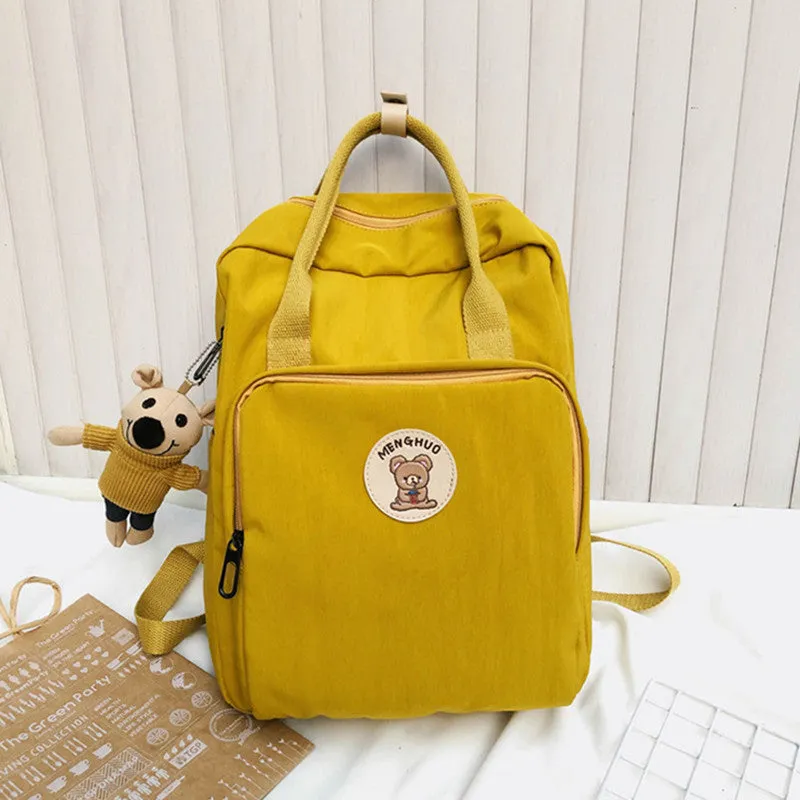 "SMALL FRESH PENDANT CANVAS" BACKPACK D060605