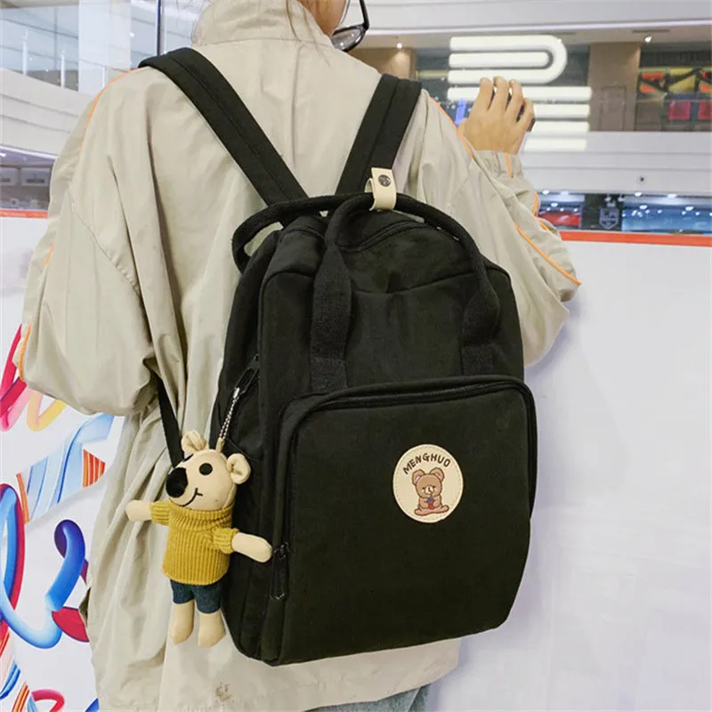 "SMALL FRESH PENDANT CANVAS" BACKPACK D060605
