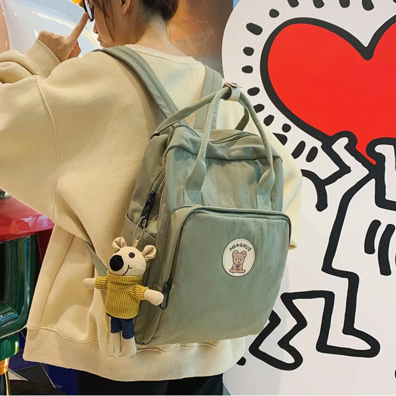 "SMALL FRESH PENDANT CANVAS" BACKPACK D060605