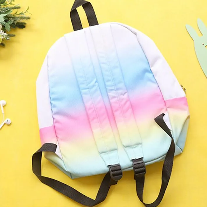 Rainbow Canvas Backpack