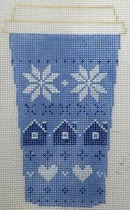 RD336 Blue Fair Isle Cup