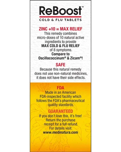 ReBoost Zinc  10 Cold & Flu
