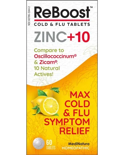 ReBoost Zinc  10 Cold & Flu