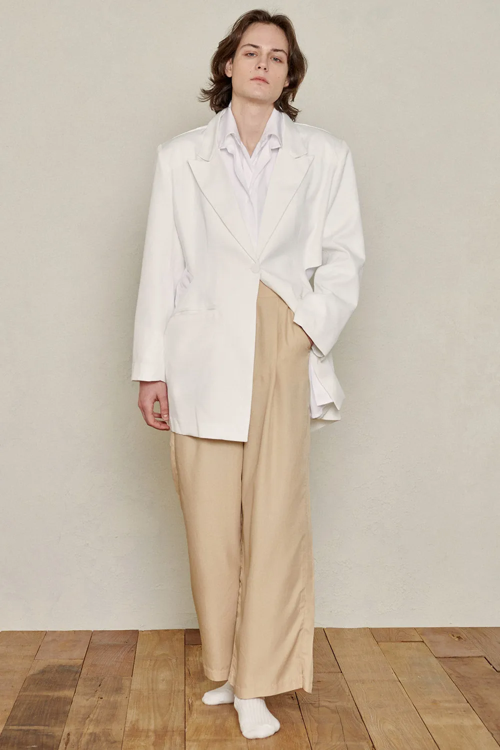 Recycled Poly Cut-Out Blazer