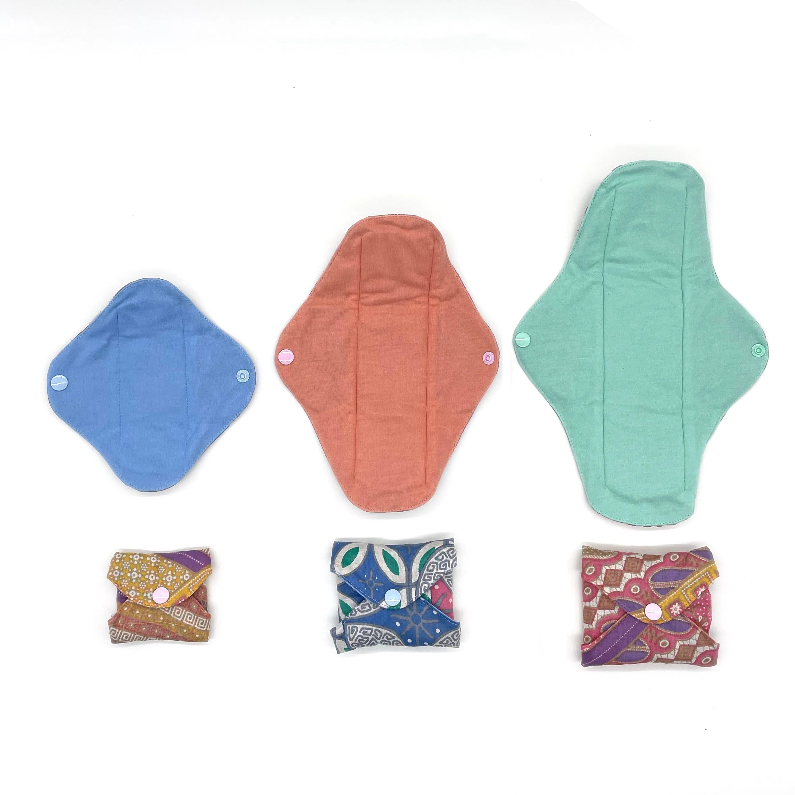 Reusable Menstrual Pad / Liner (Pastels)