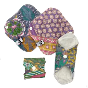 Reusable Menstrual Pad / Liner (White inner)
