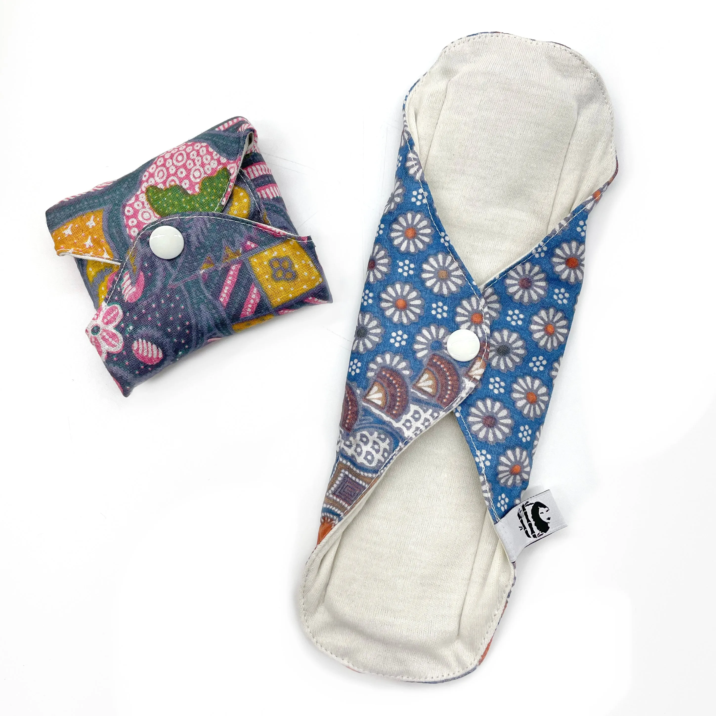 Reusable Menstrual Pad / Liner (White inner)