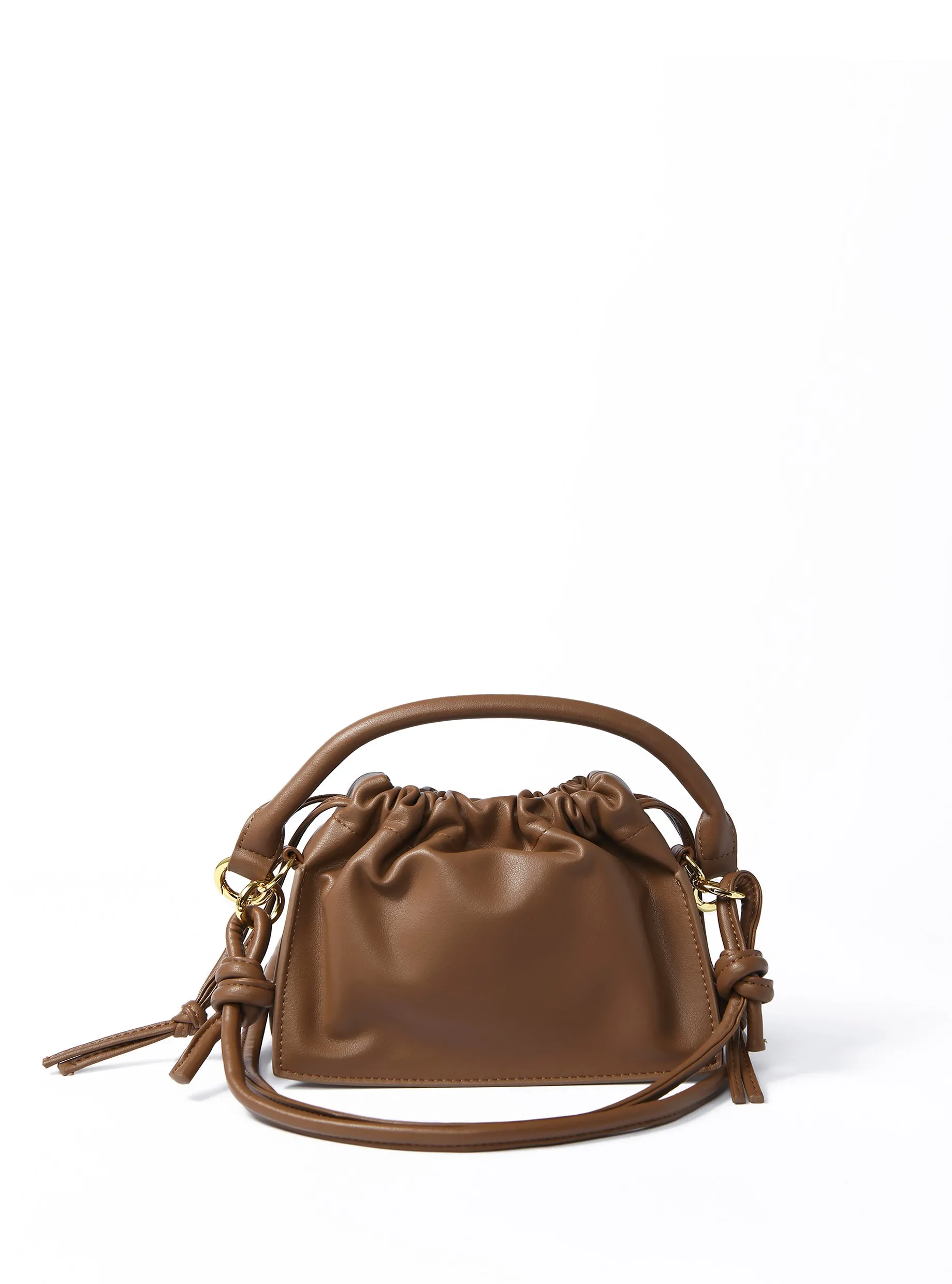 Riley Bag in Smooth Leather, Caramel