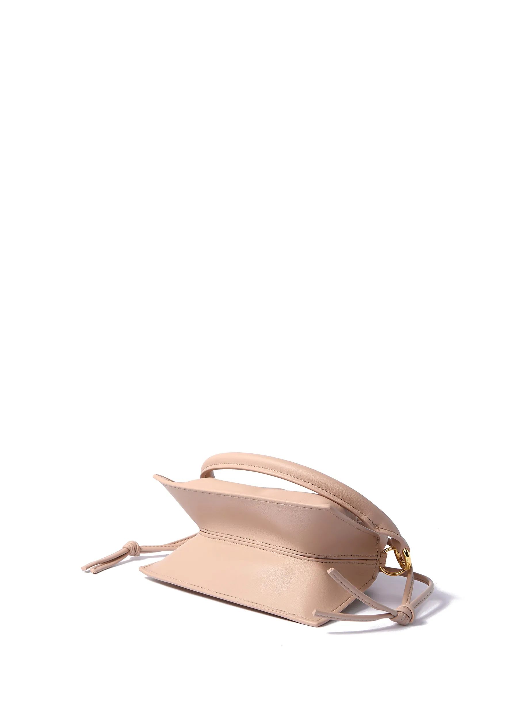 Riley Bag in Smooth Leather, Nude Pink