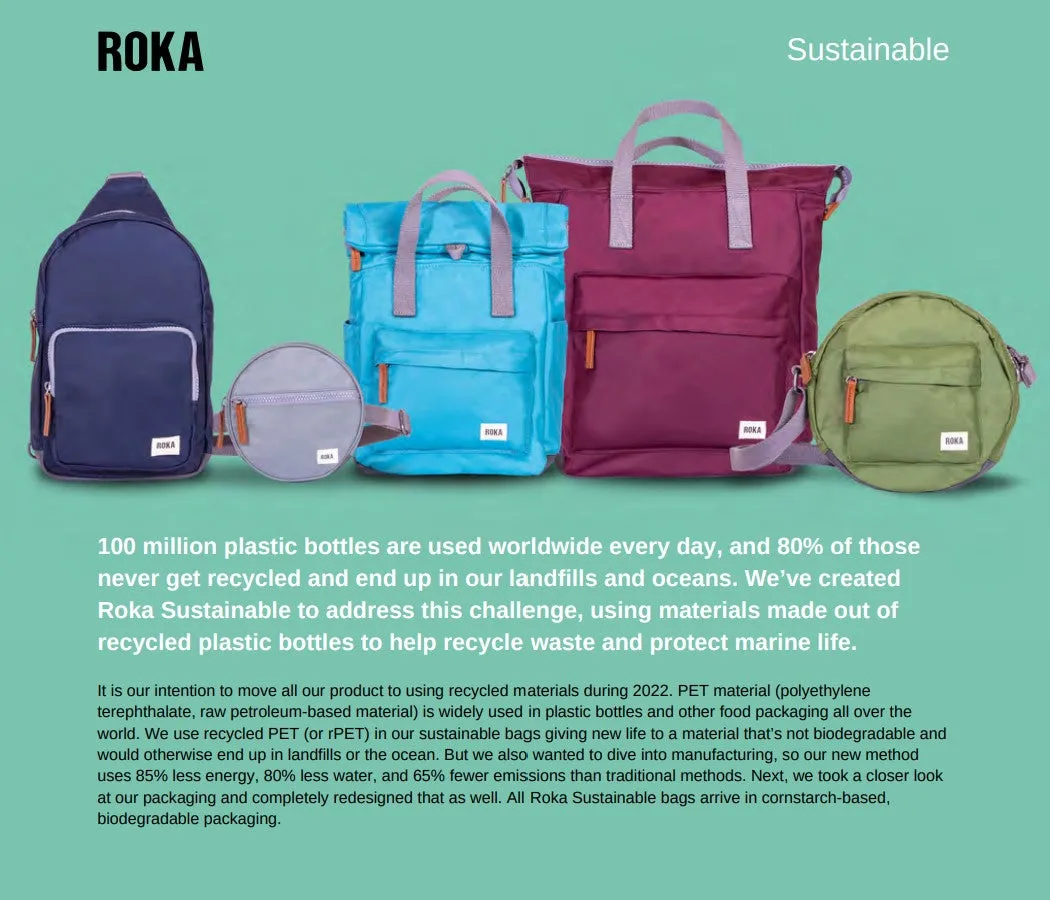 Roka Bantry B Recycled Nylon Small Backpack