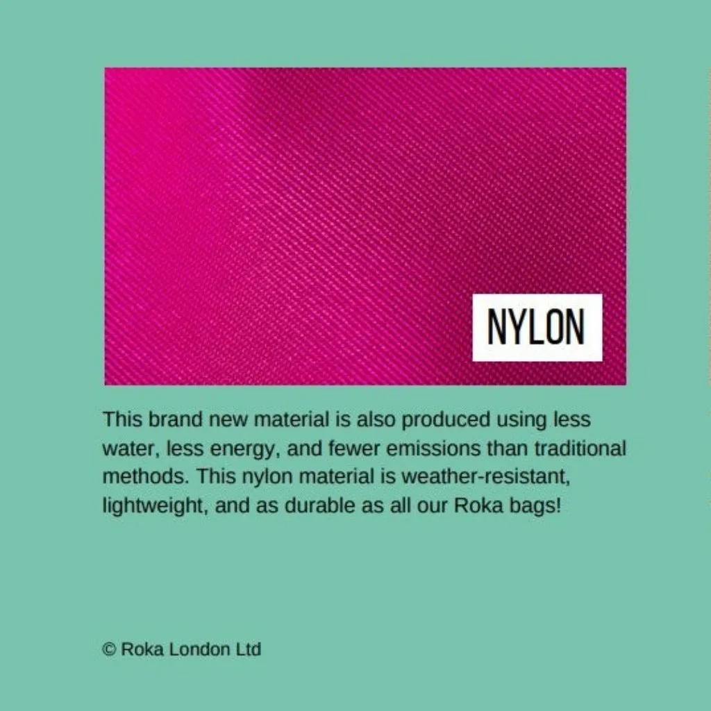 Roka Bantry B Recycled Nylon Small Backpack