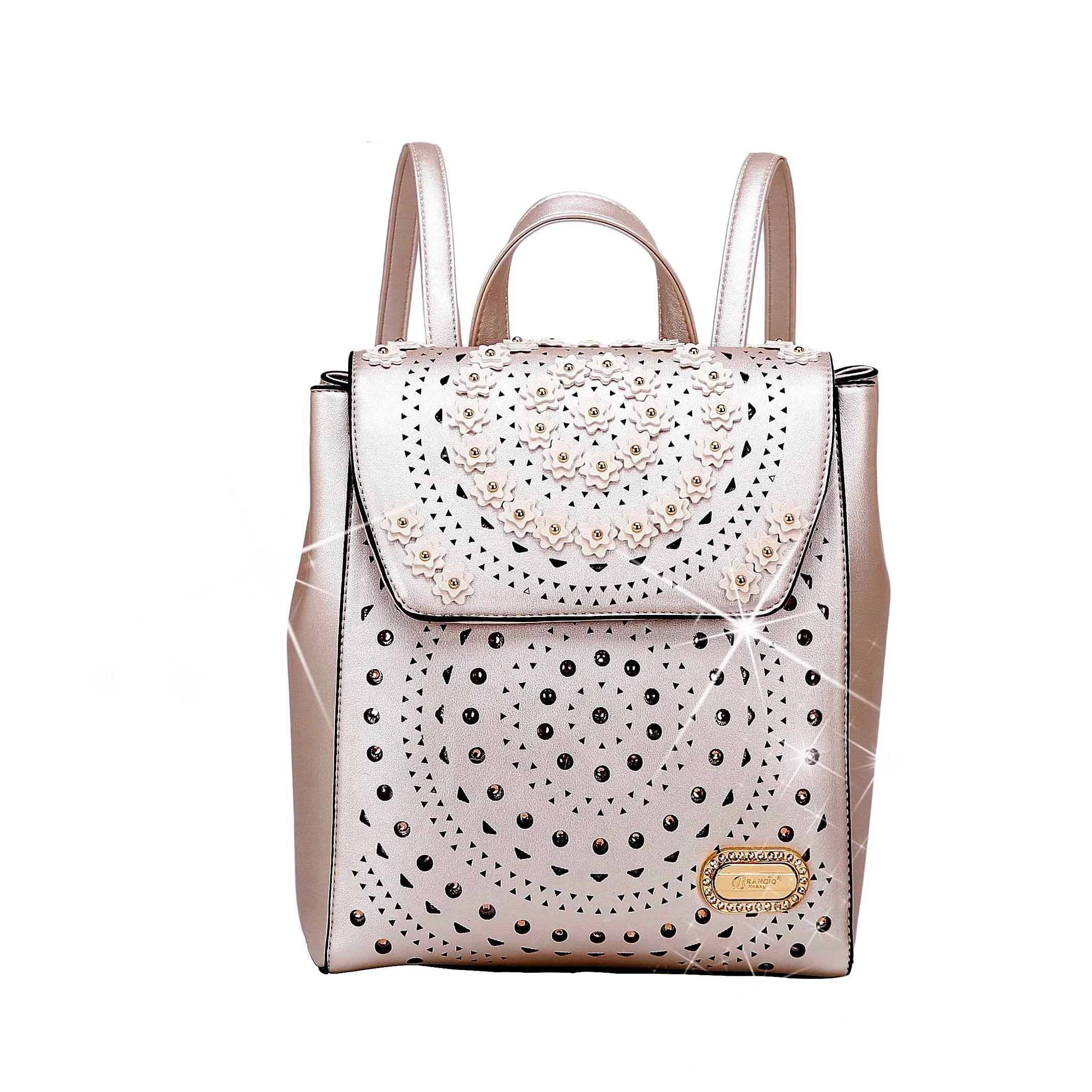 Rosè Twinkle Star Fashion Backpack [JBB9668]