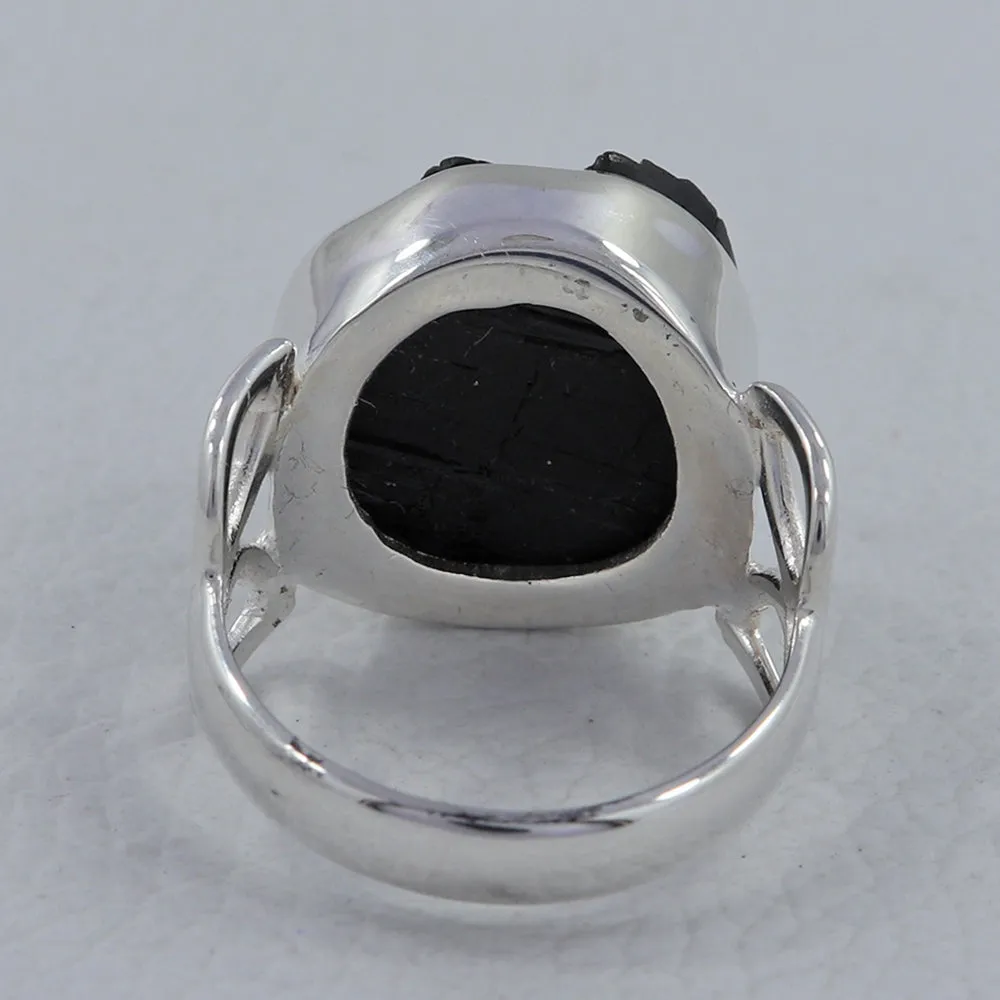 Rough Citrine Designer 925 Sterling Silver Ring