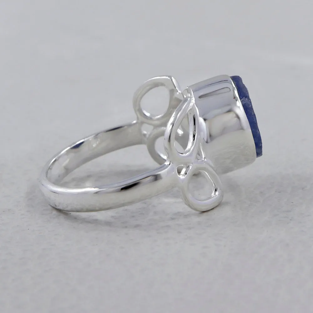 Rough Citrine Designer 925 Sterling Silver Ring