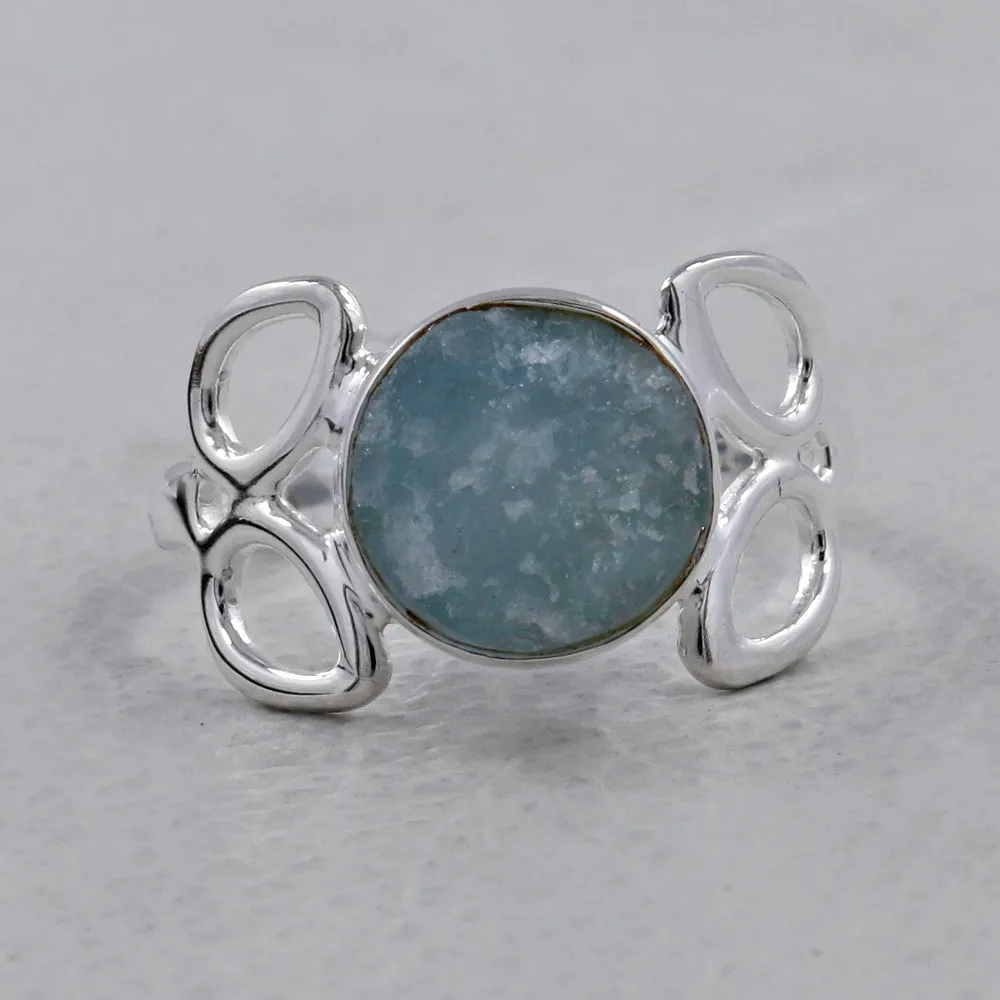 Rough Citrine Designer 925 Sterling Silver Ring