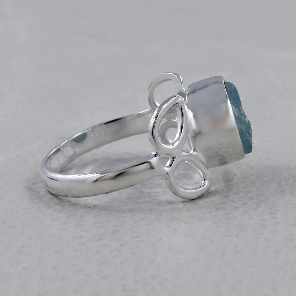 Rough Citrine Designer 925 Sterling Silver Ring