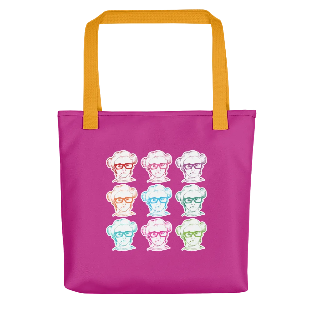 Sammi Haney (Esperanza - Raising Dion) 9 Faces Tote Bag