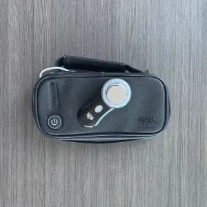 Sanitize & Glow Cosmetic Pouch Black