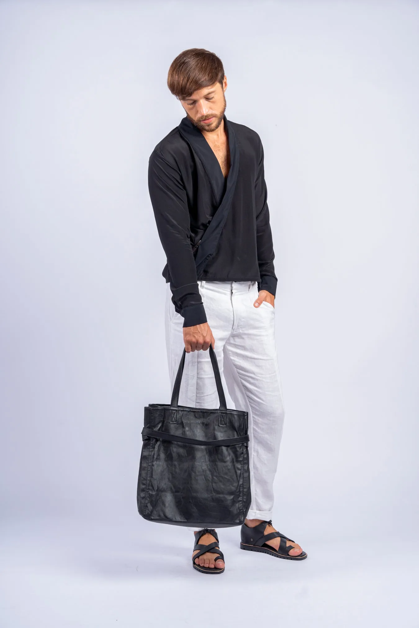 Saoni Leather Bag