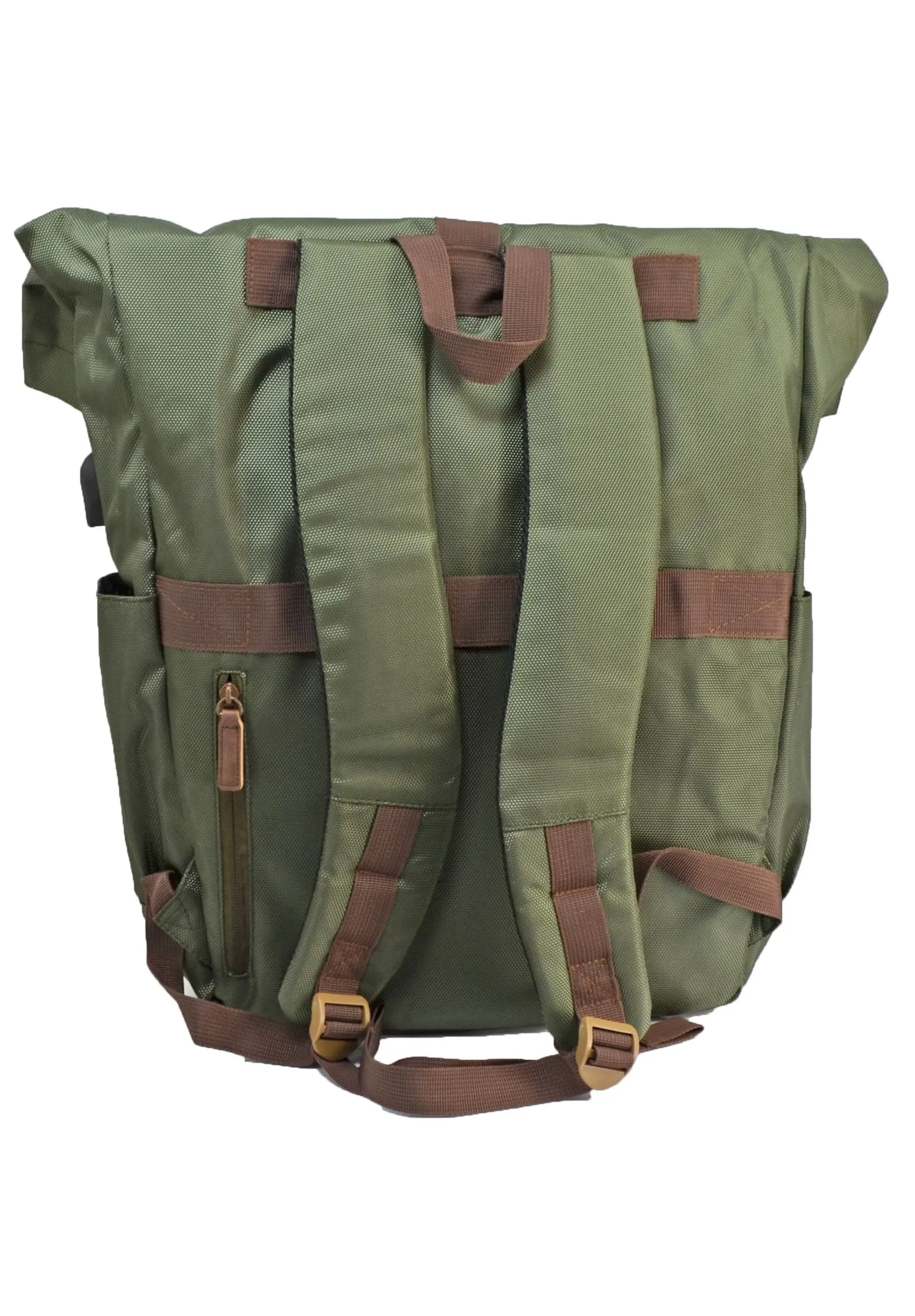 Save the Ocean Sustainable Backpack with Fold over top