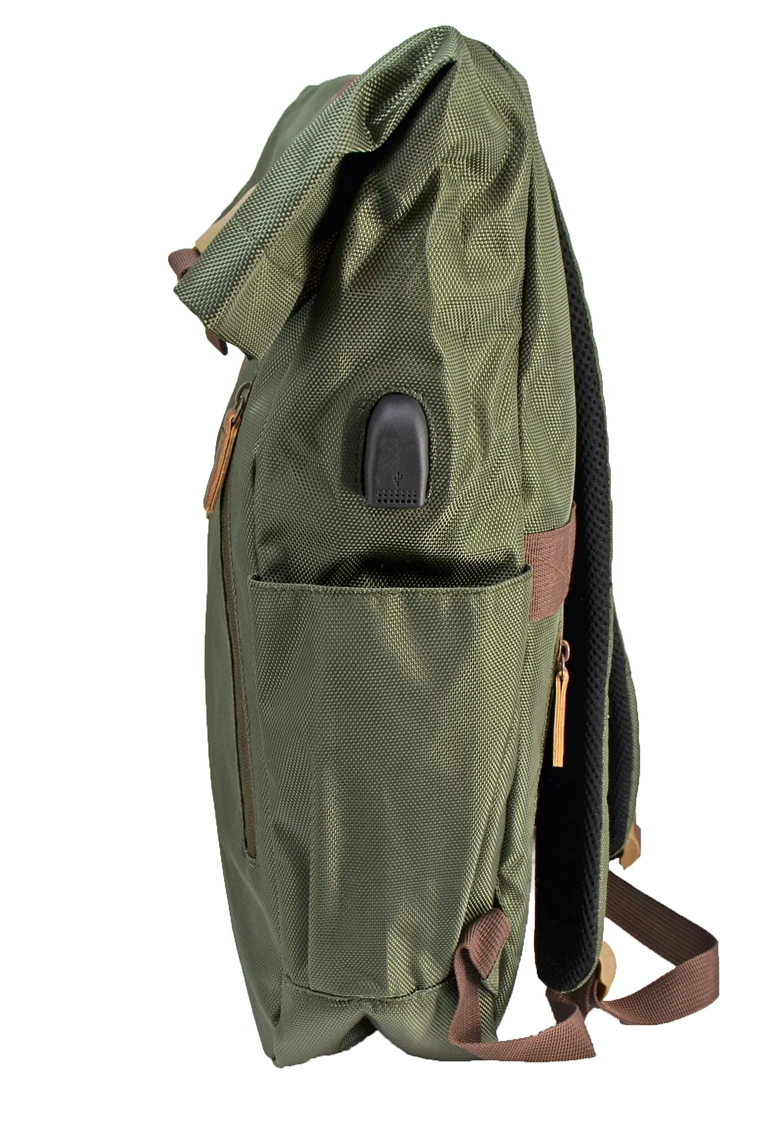 Save the Ocean Sustainable Backpack with Fold over top