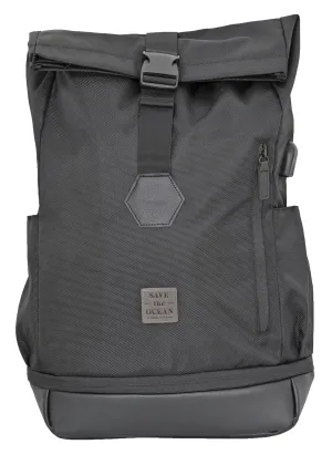 Save the Ocean Sustainable Fold Over Backpack