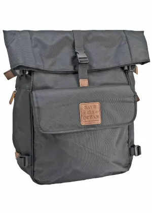 Save The Ocean Sustainable Fold Over Backpack