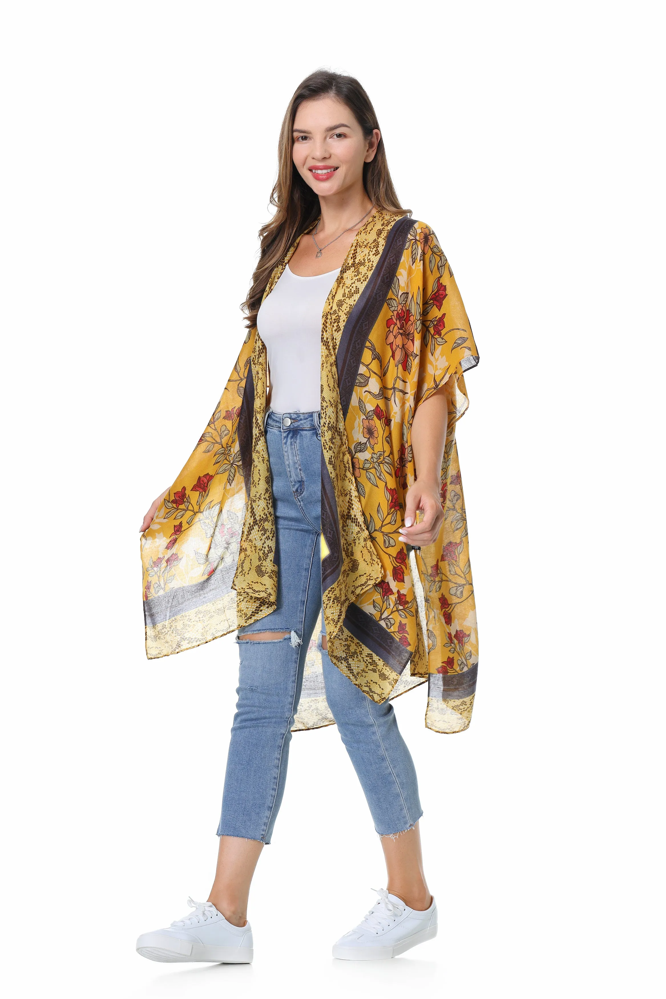 Save The Ocean Sustainable Mixed media Kimono