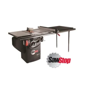 SawStop PCS175-TGP252 10" 1.75HP Professional Table Saw w/ 52" Fence Pkg