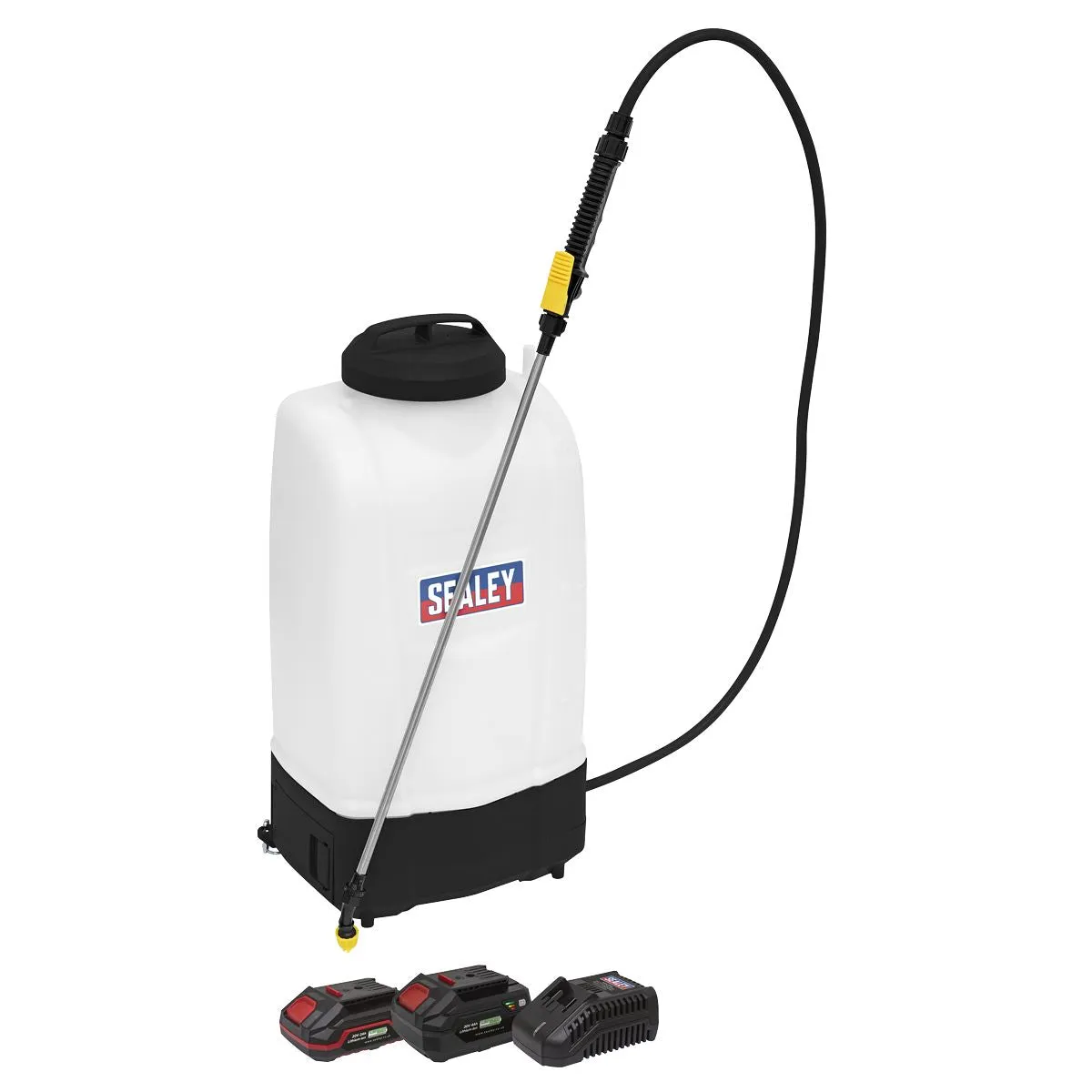 Sealey Cordless Garden Backpack Sprayer 20V SV20 Series 15L – 2 Batteries