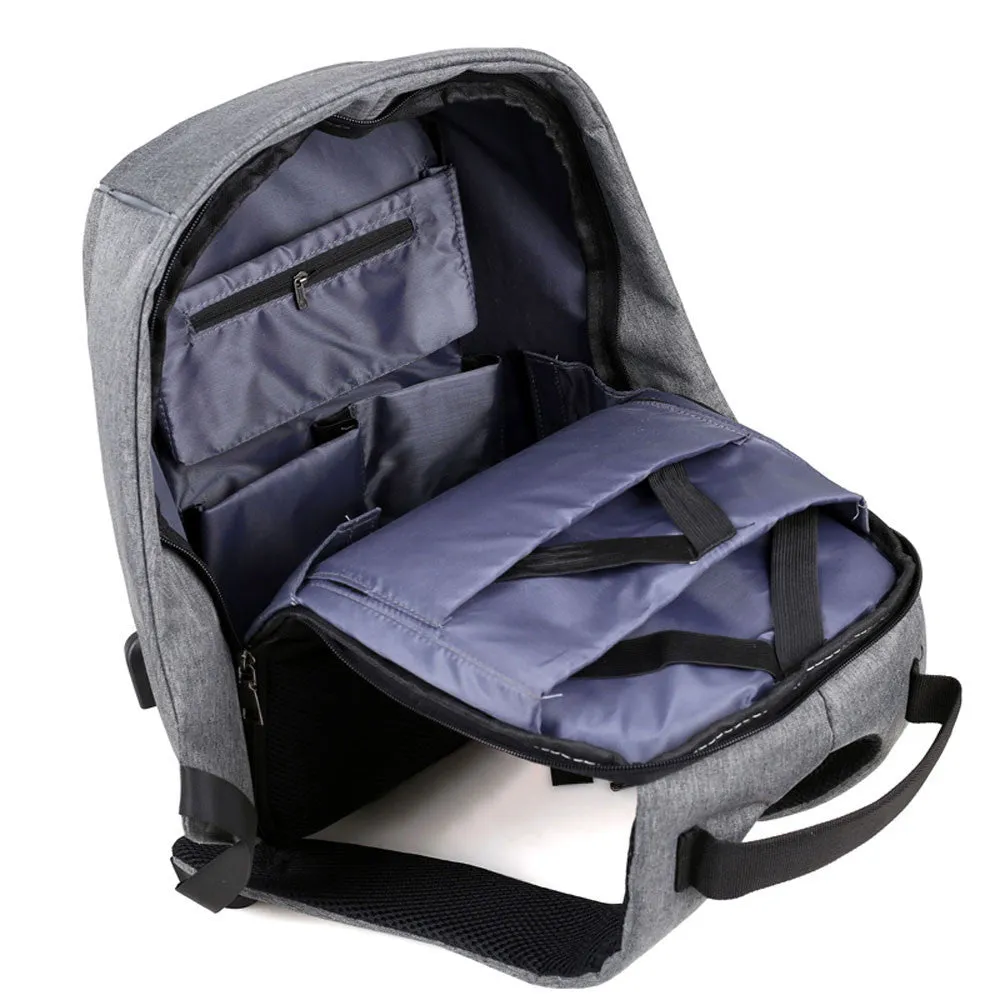 Secure laptop travel backpack