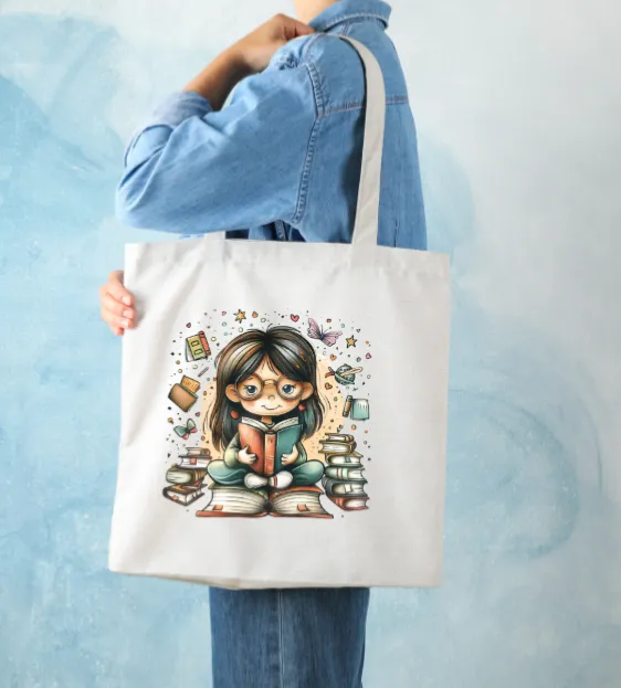 She Loves to Read Tote