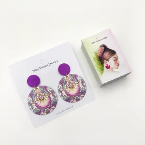 Silky Moons - Supermoon Dangle Large Earrings