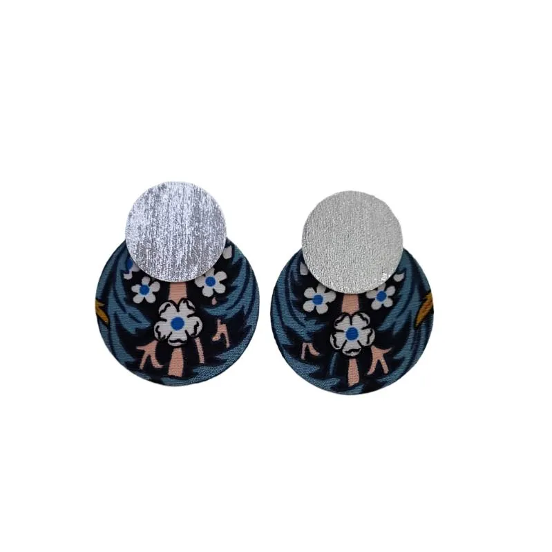 Silky Moons - Two Moons Stud Earrings