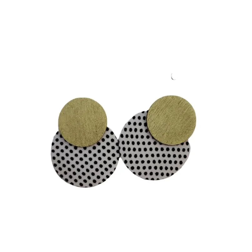 Silky Moons - Two Moons Stud Earrings