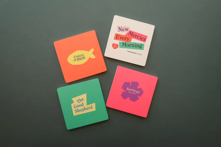 (Simple Geometry) New Mercies Every Morning {Coasters}