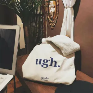 simple logo canvas tote