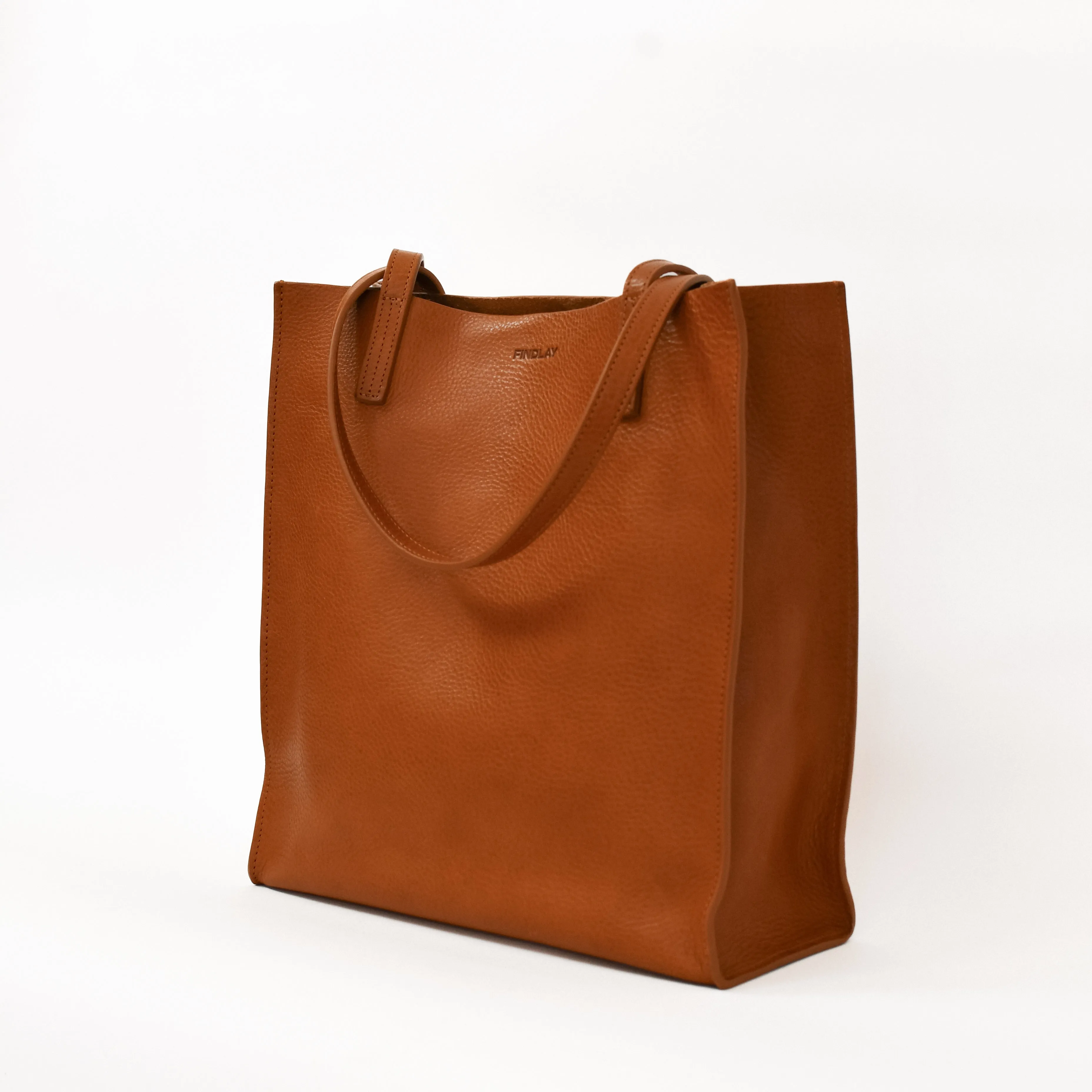 Simple Mag Tote, Camel