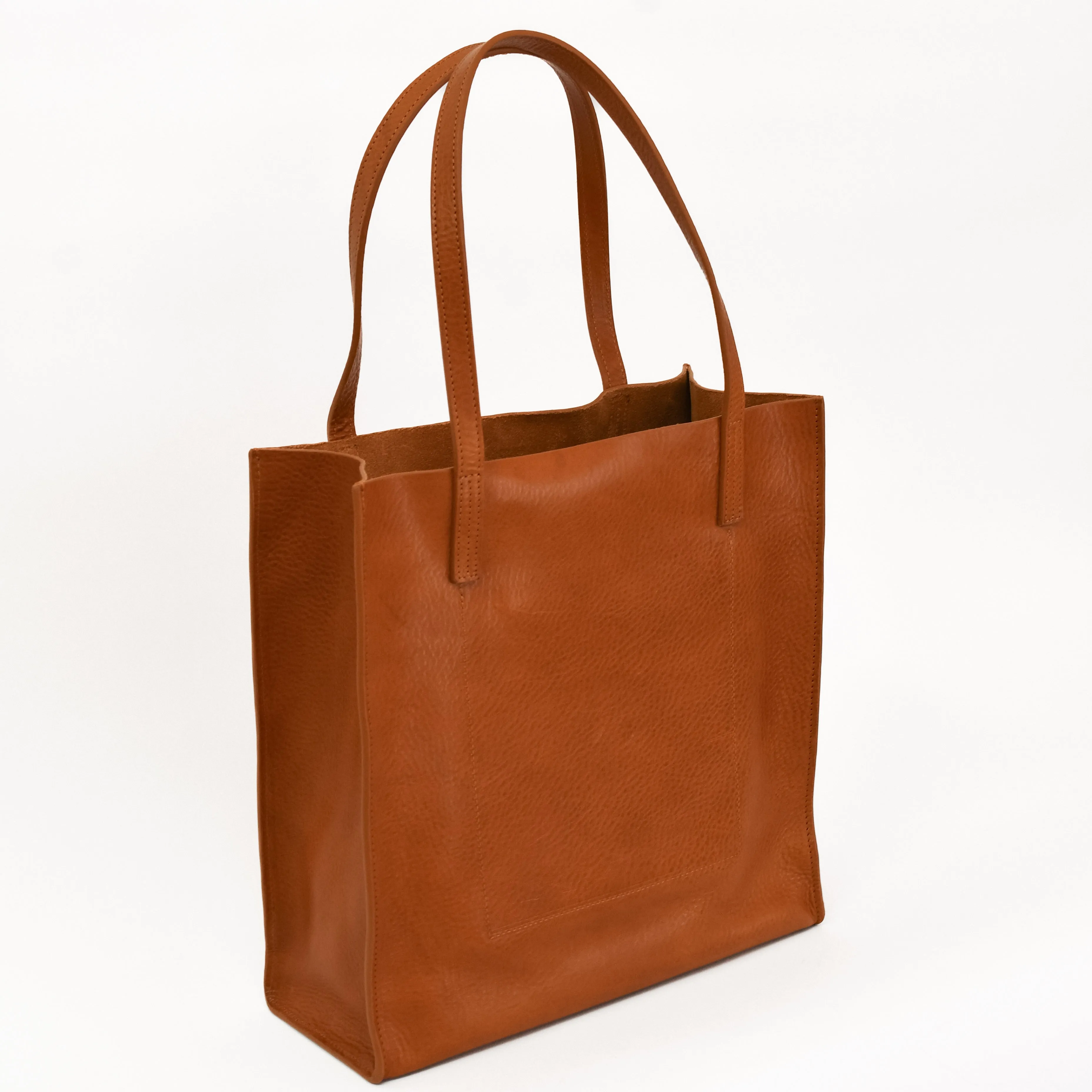Simple Mag Tote, Camel