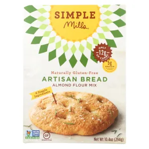 Simple Mills Almond Flour Artisan Bread Mix - Case Of 6 - 9.5 Oz.