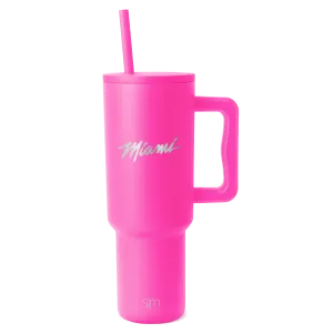 Simple Modern Miami HEAT Original Vice 40oz Pink Tumbler